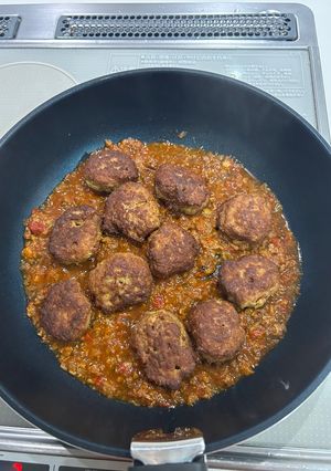 ミートボール(パスタ)-レシピのメイン写真
