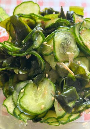 簡単副菜◎わかめときゅうりの酢の物-レシピのメイン写真