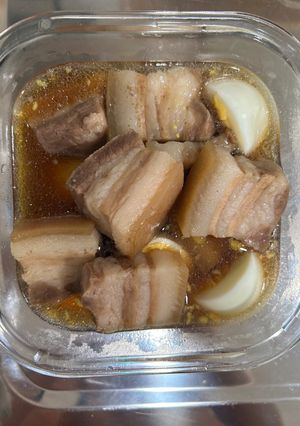 皮付き三枚肉の煮付け-レシピのメイン写真