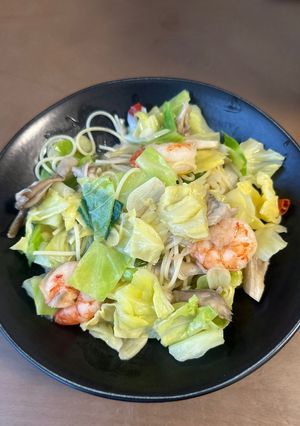 キャベツと海老のペペロンチーノ-レシピのメイン写真