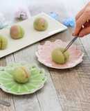 【初夏を感じる和菓子】梅酒と白あんの青梅