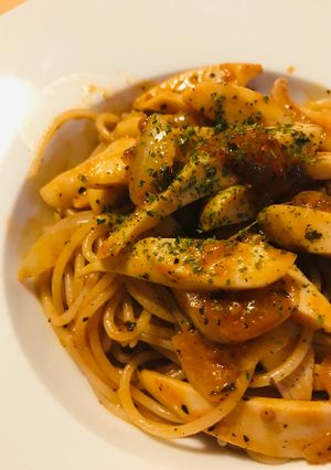 鶏肉ソーセージのナポリタン風パスタ-レシピのメイン写真