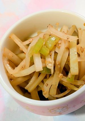 節約!大根皮のきんぴら-レシピのメイン写真
