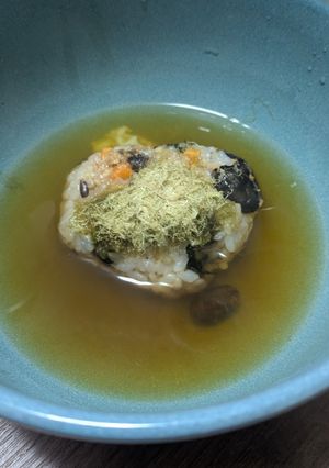 出汁かけ焼きおにぎり-レシピのメイン写真