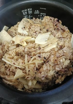 我が家のたけのこ炊き込みご飯-レシピのメイン写真