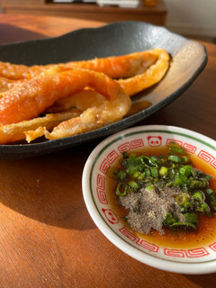 鮭ハラスの塩焼き たっぷり胡椒とポン酢で-レシピのメイン写真