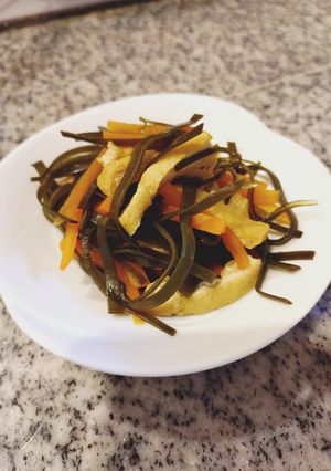 〈低糖質〉出汁がら昆布の煮付け-レシピのメイン写真