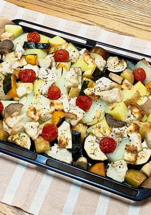 ギュッと詰めてシンプルオーブン焼き-レシピのメイン写真