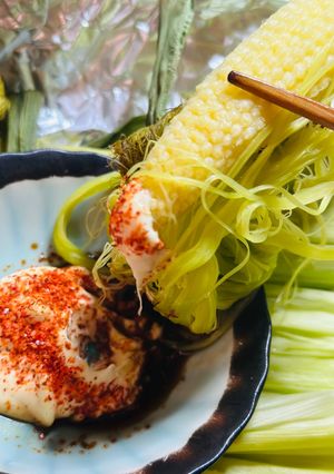 茹で生ヤングコーン🌽の七味マヨ醤油❣️-レシピのメイン写真