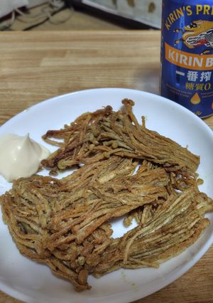 えのき茸カリカリ焼きカレー風味レベル２-レシピのメイン写真