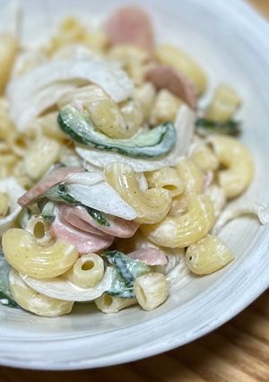 コシの強い大人のレンチンマカロニサラダ-レシピのメイン写真