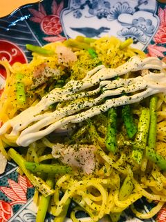 アスパラ&ベーコンの焼きそば-レシピのメイン写真