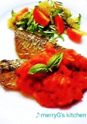☆さんまのイタリアン♪トマトソース添え✨-レシピのメイン写真