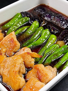 大さじ3の油で!鶏肉と夏野菜の焼き浸し-レシピのメイン写真