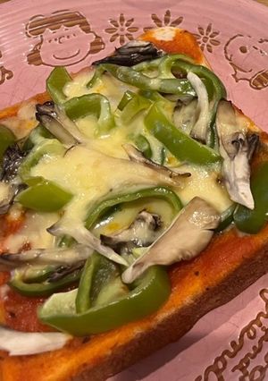 ピザトースト-レシピのメイン写真
