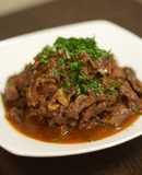 鹿肉のビール煮込み