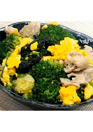 ほうれん草とブロッコリーの豚肉炒め★動画-レシピのメイン写真
