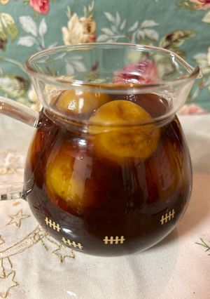 紅茶梅シロップ-レシピのメイン写真