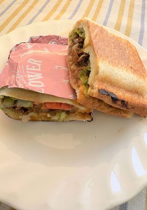 食パンで厚揚げタコスホットサンド-レシピのメイン写真