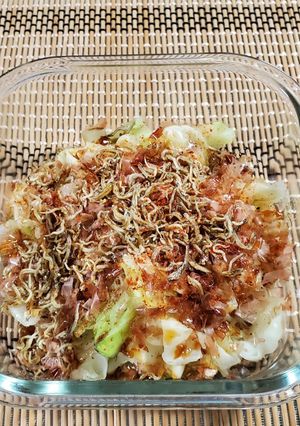 ボイルキャベツとじゃこのおかか醤油和え-レシピのメイン写真