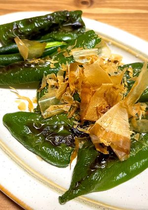 居酒屋風🍺ピーマンのグリル焼き🫑【時短・簡単】-レシピのメイン写真