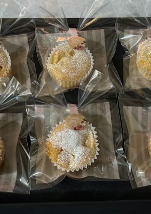 ホワイトチョコとリンゴのマフィン-レシピのメイン写真