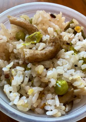 お花見豆ご飯🌸-レシピのメイン写真