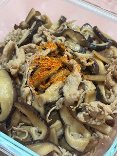 豚コマ肉と椎茸の甘辛炒め-レシピのメイン写真