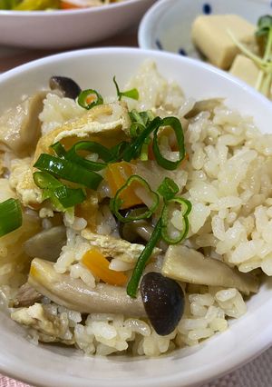 ほんのり優しく甘い炊き込みご飯-レシピのメイン写真