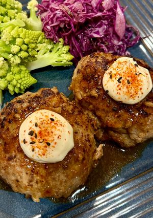 カルビマヨハンバーグ-レシピのメイン写真