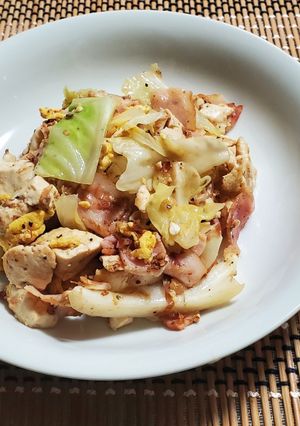 豆腐の白だし炒め-レシピのメイン写真