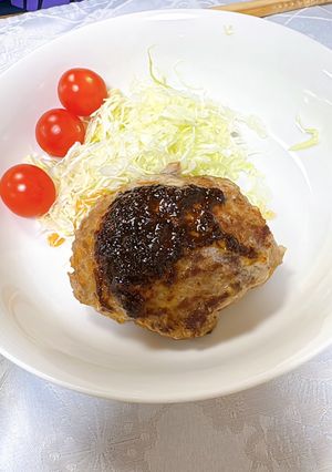 茅の舎ハンバーグ-レシピのメイン写真