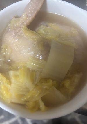 白菜丸ごと消費手羽先と白菜の煮物😋-レシピのメイン写真