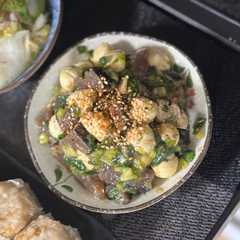 รูปของ 鰹のタタキとモッツァレラチーズ漬け