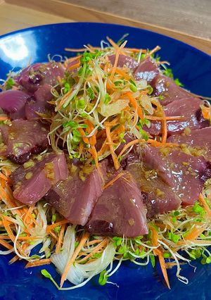 鰹のカルパッチョ風サラダ-レシピのメイン写真