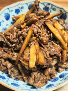 牛肉とゴボウの時雨煮-レシピのメイン写真