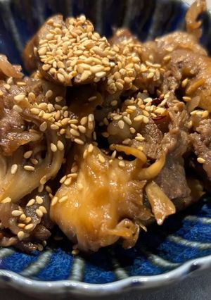 絶品！ぷるぷる牛肉と牛蒡のしぐれ煮-レシピのメイン写真
