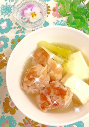 焼いて美味しい✨焼き鶏豆腐鍋✨-レシピのメイン写真