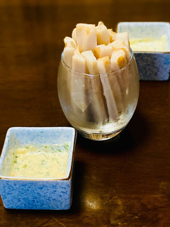 スティックレンコン海苔味噌マヨディップ!-レシピのメイン写真