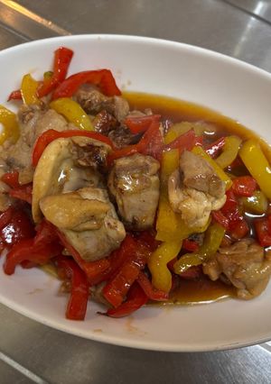 パプリカと鶏肉の甘辛炒め-レシピのメイン写真