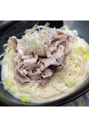 あっさり豆乳ごましゃぶそうめん★動画あり-レシピのメイン写真