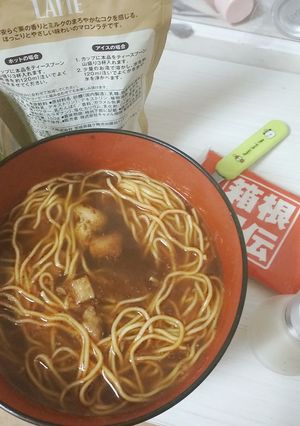 KALDI角煮缶詰と〆唐辛子ラーメン-レシピのメイン写真