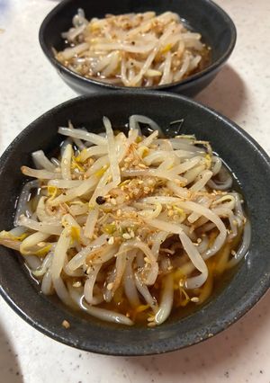 簡単絶品！韓国風もやしナムル-レシピのメイン写真
