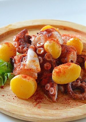 スペインの伝統料理、タコのガリシア風♪-レシピのメイン写真