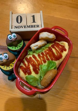 高二長女　お弁当(オムライス9)-レシピのメイン写真