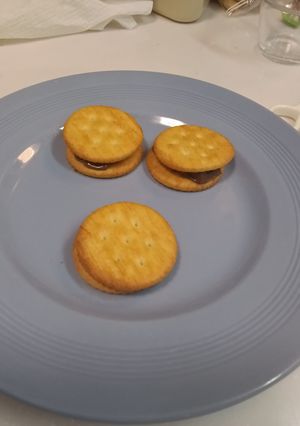 クラッカーのチョコサンド-レシピのメイン写真