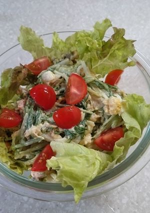 水菜とさつまいものサラダ-レシピのメイン写真