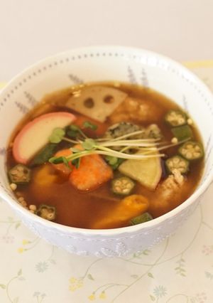 野菜たっぷり3色だご汁-レシピのメイン写真