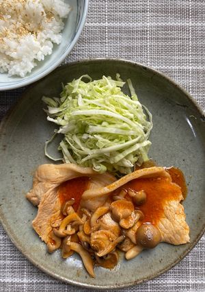 豚ロースのニンニク辛味噌炒め-レシピのメイン写真