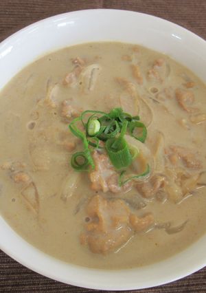 元気がでる豆乳カレーうどん-レシピのメイン写真